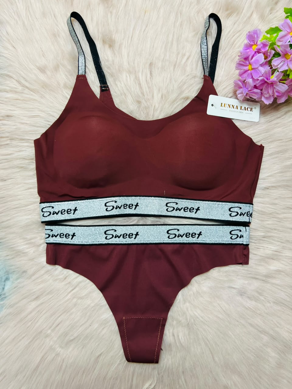 Sweet Shimmer Seamless 2-Piece Set