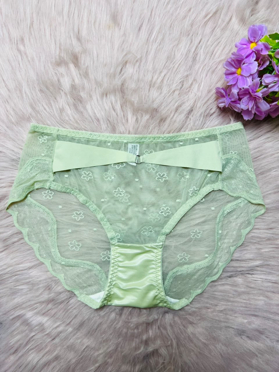Floral Lace Sheer Panties