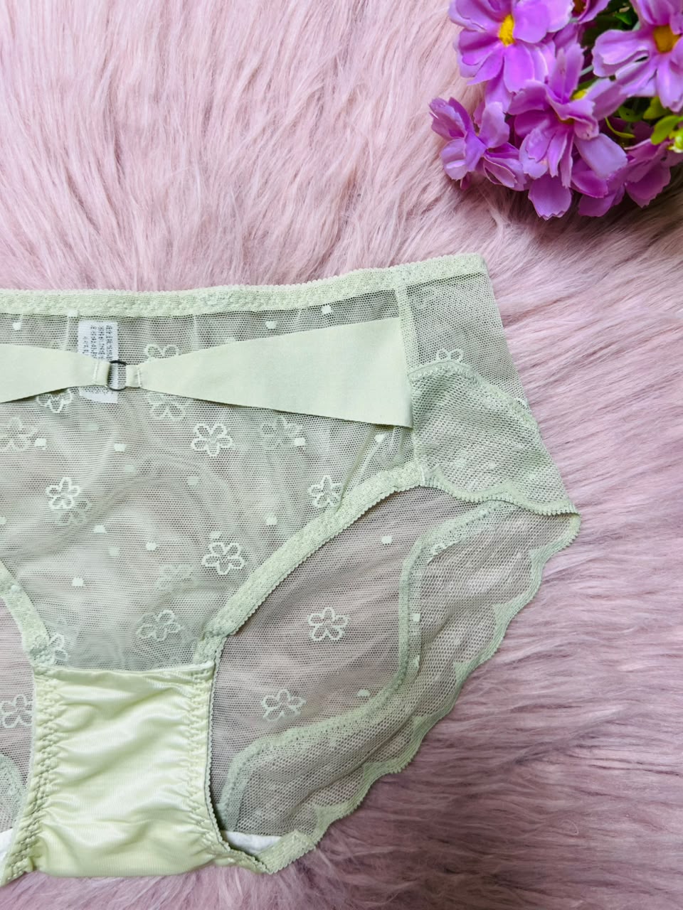 Floral Lace Sheer Panties