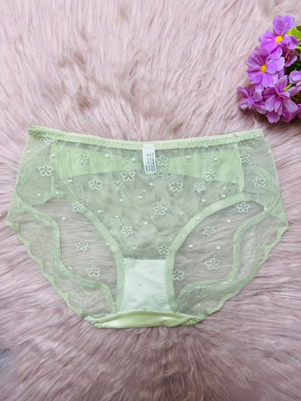 Floral Lace Sheer Panties