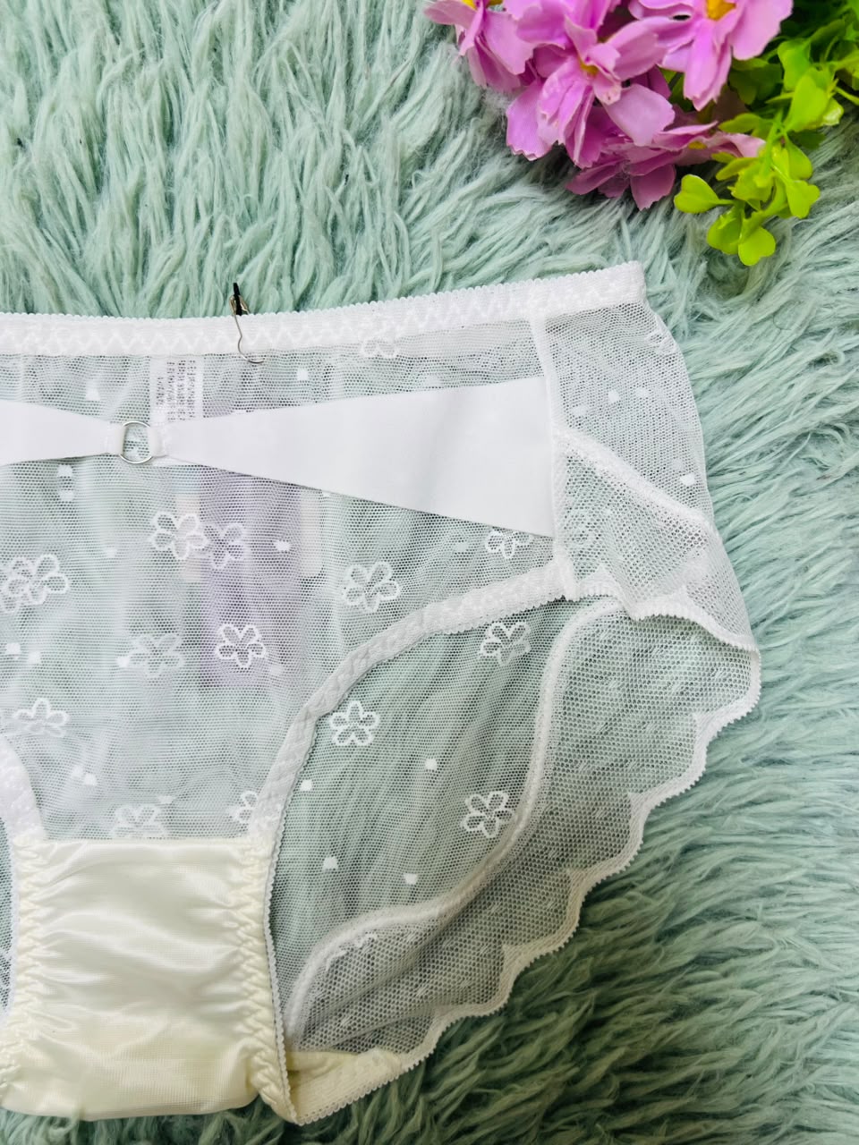 Floral Lace Sheer Panties