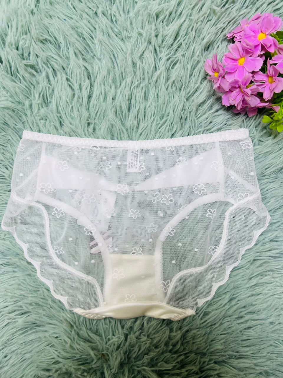 Floral Lace Sheer Panties