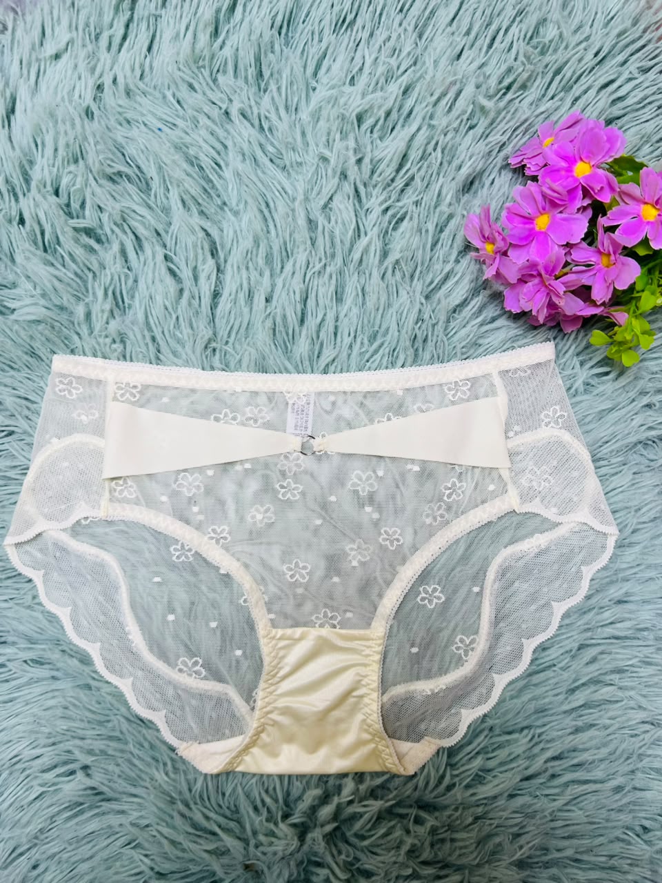 Floral Lace Sheer Panties