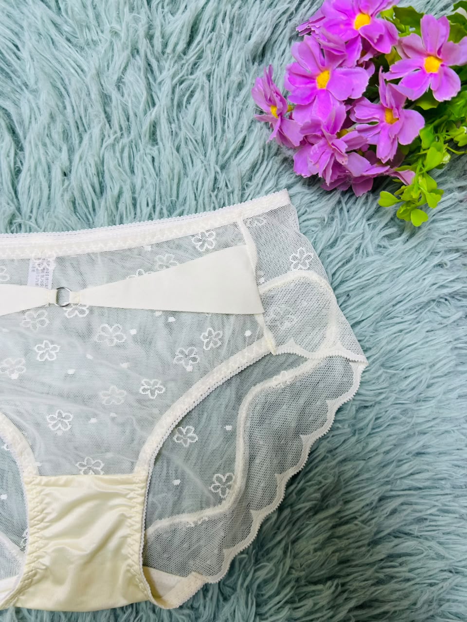 Floral Lace Sheer Panties