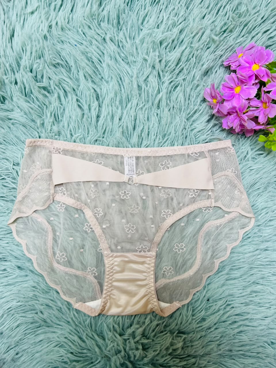 Floral Lace Sheer Panties