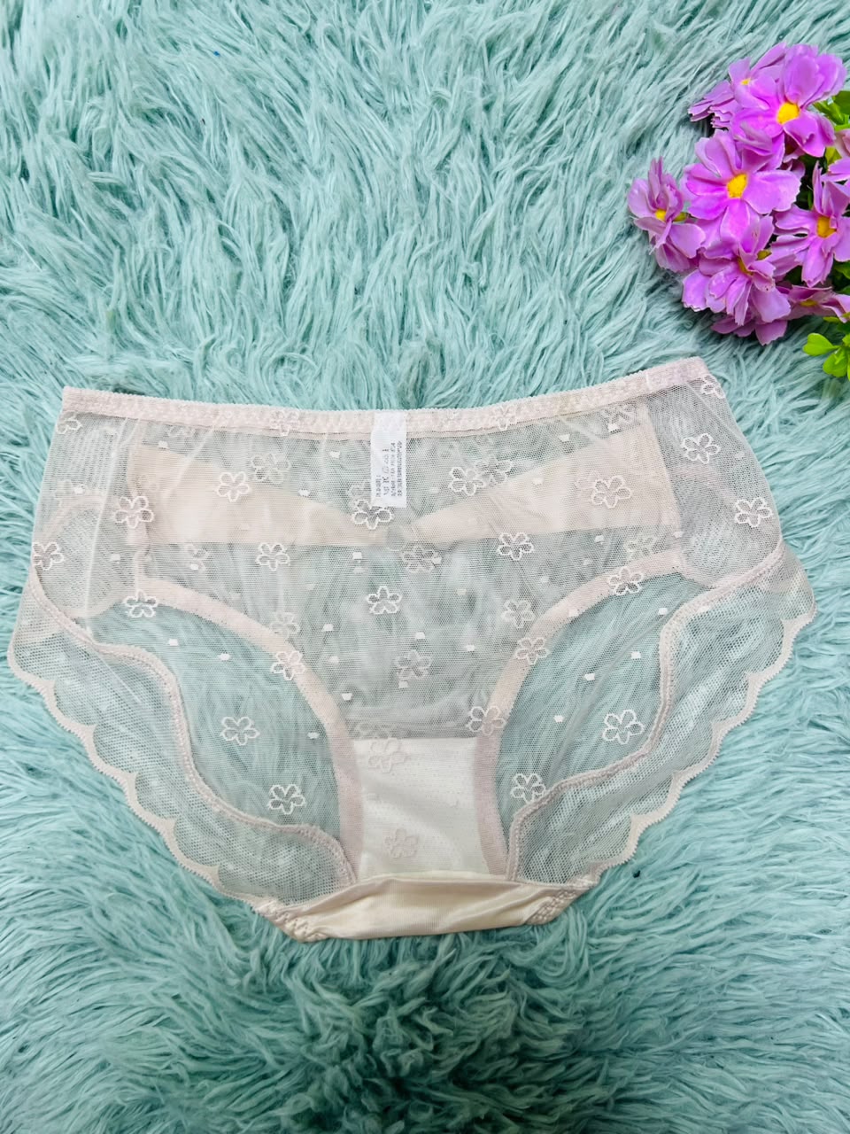 Floral Lace Sheer Panties