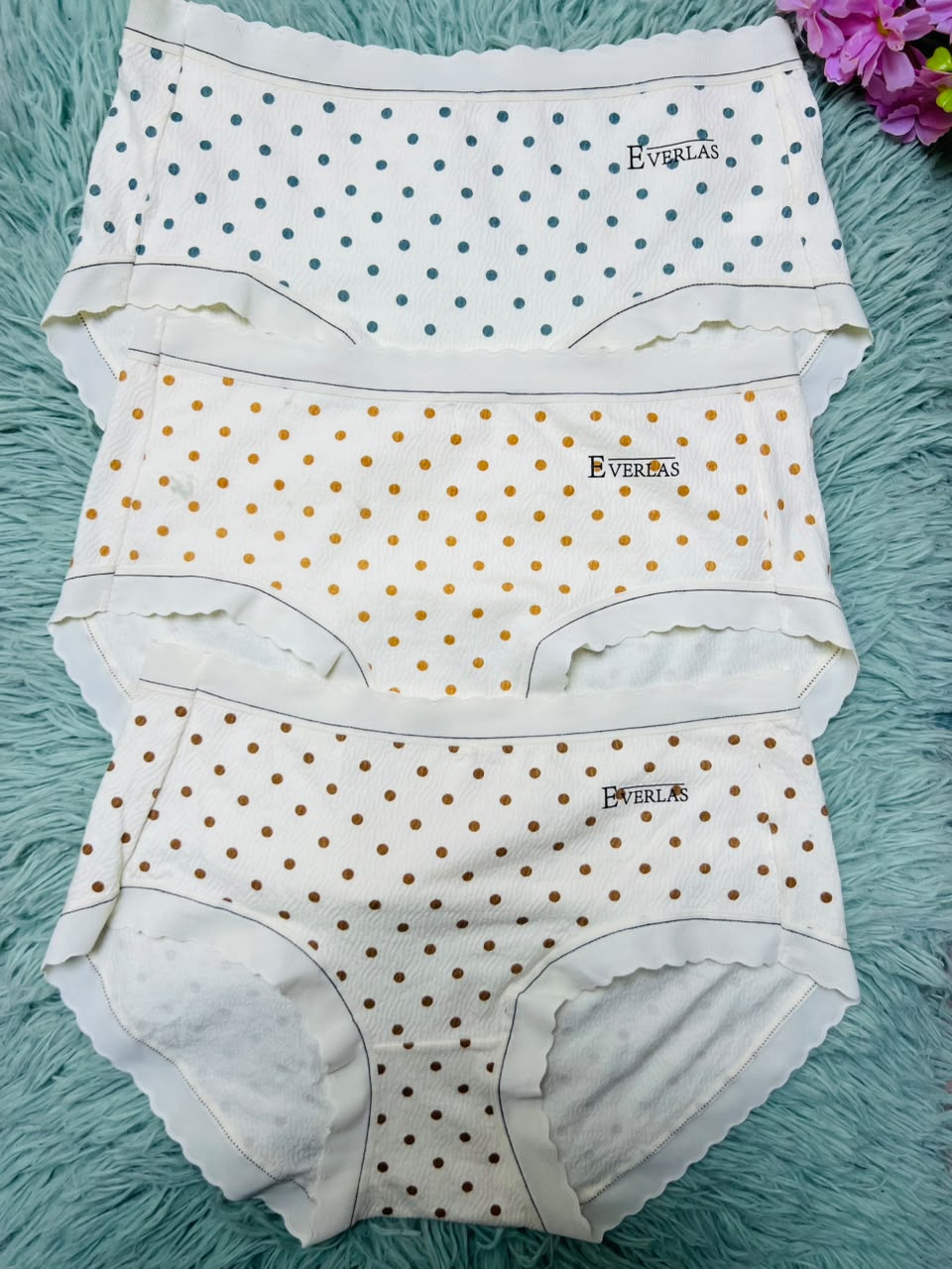 Polka Dot Microfiber Panties